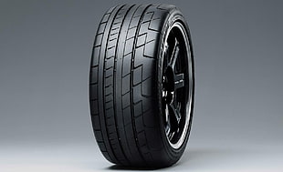 chrome vehicle wheel with tire, car, sport , Nissan, Nissan GT-R