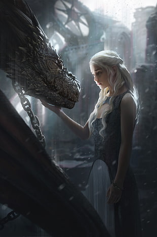 Daenerys Targaryen of game of thrones, Game of Thrones, Daenerys Targaryen HD wallpaper