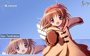 Ayu Tsukimiya anime character HD wallpaper