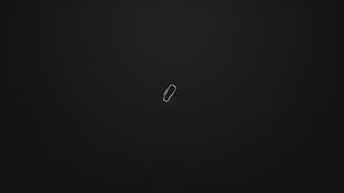 minimalism, paperclip, simple background