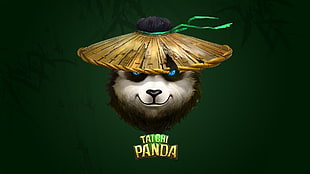 panda illustration, Taichi Panda 
