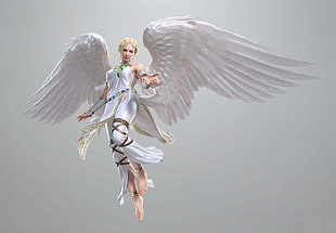 female angel illustration, video games, Tekken