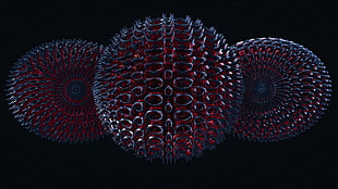 illusion graphics, 3D fractal, render, digital art, abstract