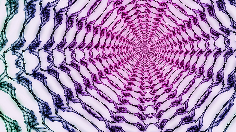 multicolored illusion artwork HD wallpaper