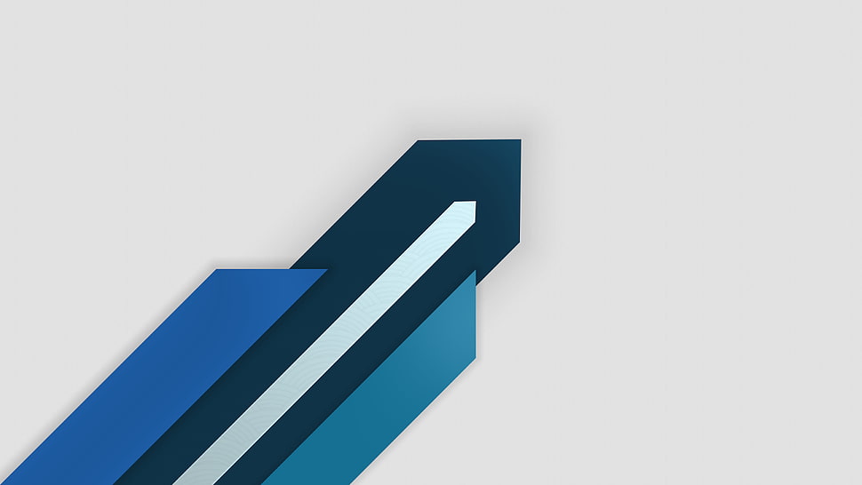 blue and white digital design, material style, Flatdesign, minimalism HD wallpaper