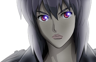 gray haired female character