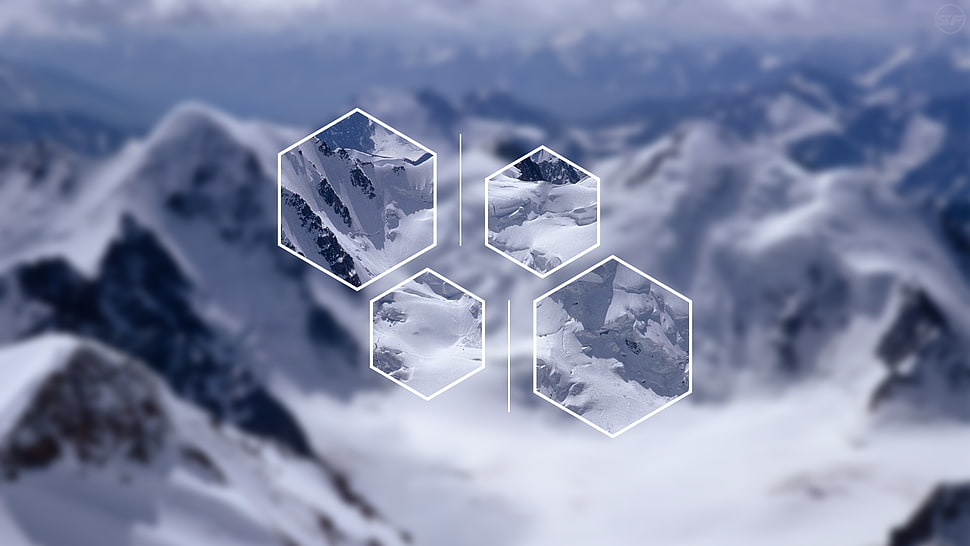 mountain alp polygon zoom photos screenshot HD wallpaper