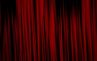 red curtain