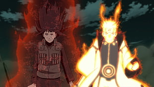 Naruto and Hinata illustration