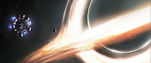 satellite, black holes, Interstellar (movie)