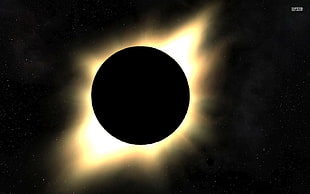 photo of eclipse, space, solar eclipse HD wallpaper