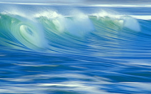 waves wallpaper, landscape, water, sea, waves HD wallpaper