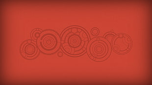 round red and grey HD wallpaper, Doctor Who