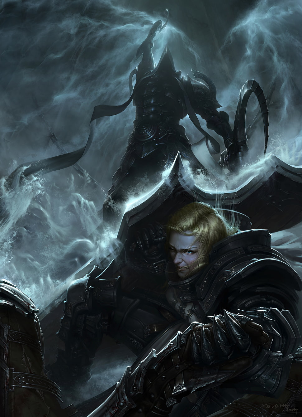 game application digital wallpaper, Diablo, crusaders HD wallpaper
