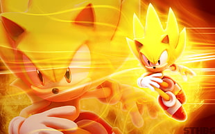 Super Sonic wallpaper, Sonic, Sonic the Hedgehog