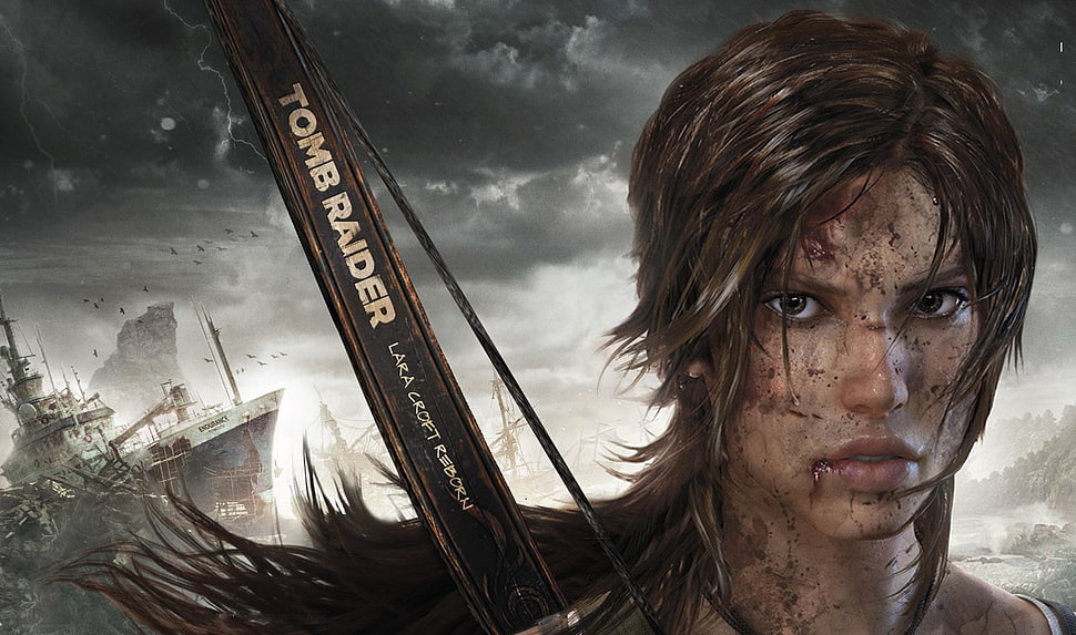 Tomb Raider illustration, Tomb Raider, Lara Croft, video games HD wallpaper