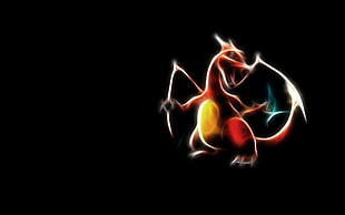 Pokemon Charizard digital wallpaper