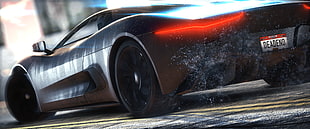 black sports car, Need for Speed: Rivals
