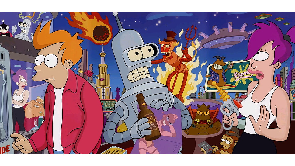 Futurama wallpaper, Futurama HD wallpaper