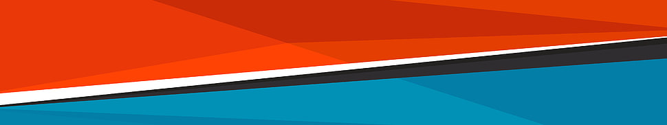 blue, orange, abstract HD wallpaper