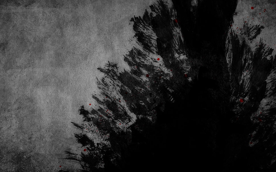 silhouette of tree HD wallpaper