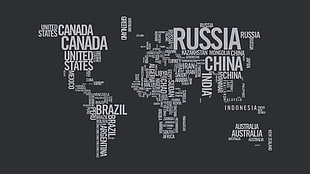 white and black map accent illustration
