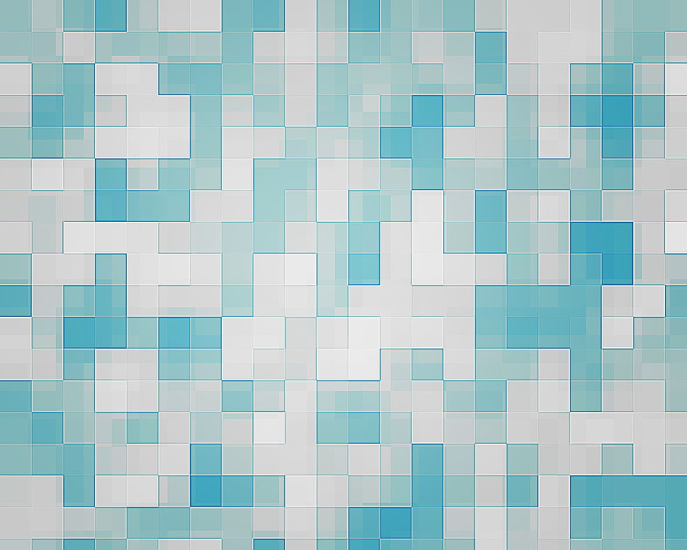 white, teal, and blue digital wallpaper HD wallpaper