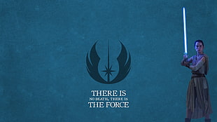 Star Wars poster, Star Wars, lightsaber, Rey (from Star Wars), Star Wars: The Force Awakens HD wallpaper