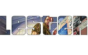 Lester game illustration, Grand Theft Auto V, transparent background, Grand Theft Auto, typography