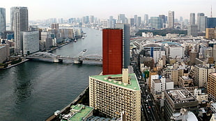 high-rise building, Japan, Tokyo, city, cityscape