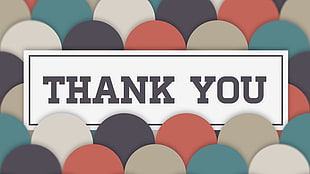 Thank you text HD wallpaper