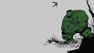 The Incredible Hulk, Hulk, Marvel Comics, drawing HD wallpaper