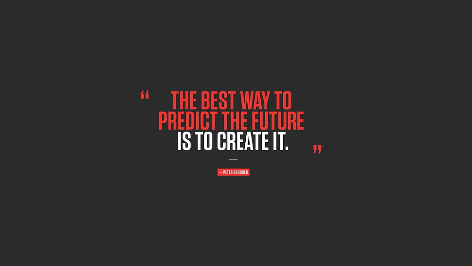 red text on black background, quote HD wallpaper