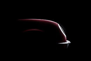red and white corded computer mouse, dark, red, red cars, vehicle HD wallpaper