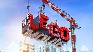 The Lego Movie, cranes (machine), animated movies, movies HD wallpaper