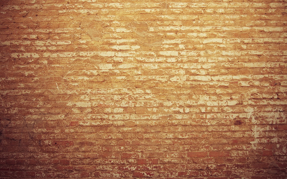 brown concrete wall bricks HD wallpaper