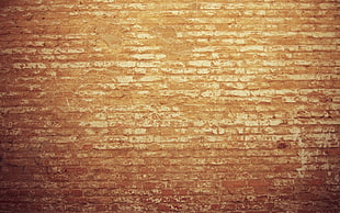 brown concrete wall bricks HD wallpaper