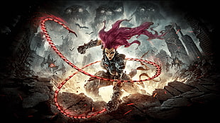 game character illustration, video games, Darksiders 3, Darksiders HD wallpaper