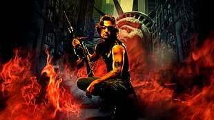 Kurt Russell, movies, Kurt Russell, Escape from New York, Snake Plissken HD wallpaper