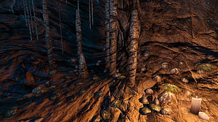 brown and black tree camouflage textile, Dear Esther, Source Engine, entertainment, video games
