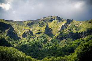green mountain, landscape HD wallpaper