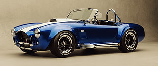 blue Shelby Cobra, Shelby Cobra, car, Super Car  HD wallpaper