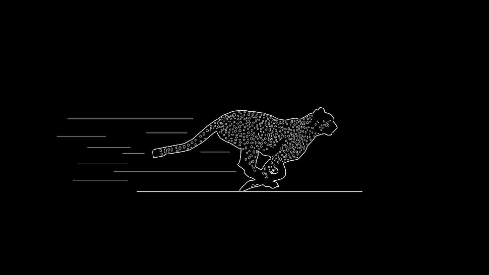 silver-colored cross pendant necklace, wildlife, vector, vector graphics, minimalism HD wallpaper