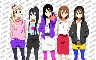 K-On characters illustration