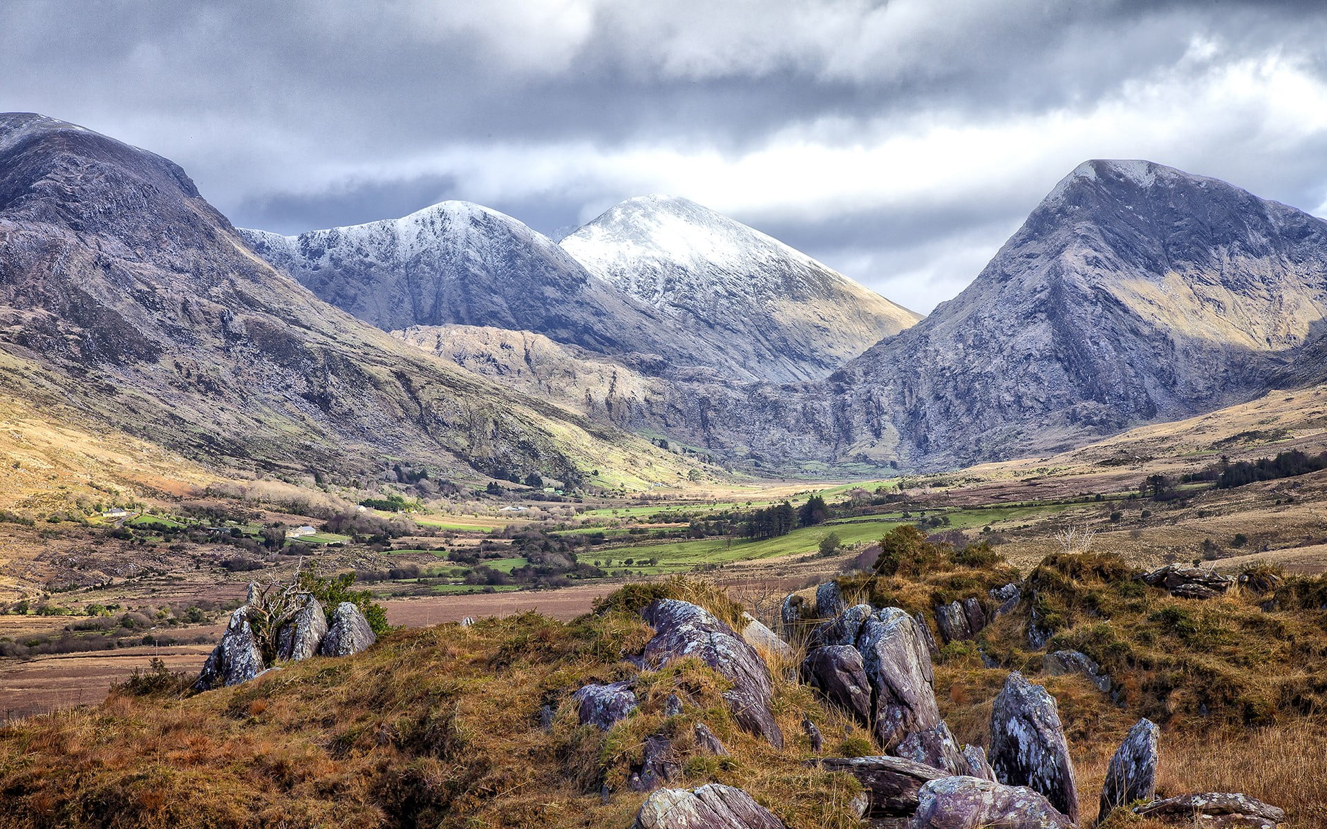 brown and gray mountain, landscape, nature, mountains