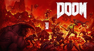 Doom digital wallpaper