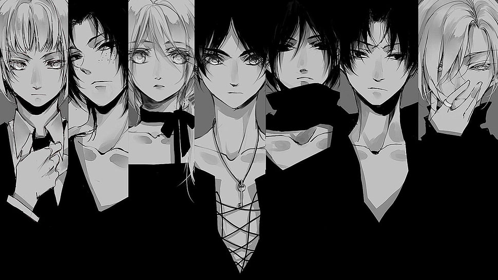 male and female anime characters illustration, Shingeki no Kyojin, anime, Armin Arlert, Ymir HD wallpaper