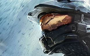 person in helmet digital wallpaper, Halo, Master Chief, video games, Halo 4