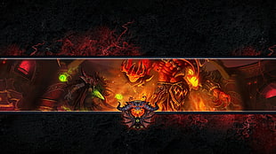 demon game digital wallpaper, World of Warcraft, video games, Warlock