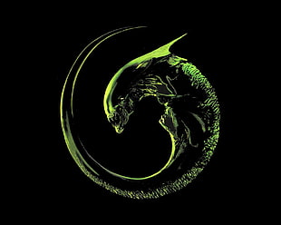 alien logo, Alien (movie), aliens, Xenomorph, alien 3